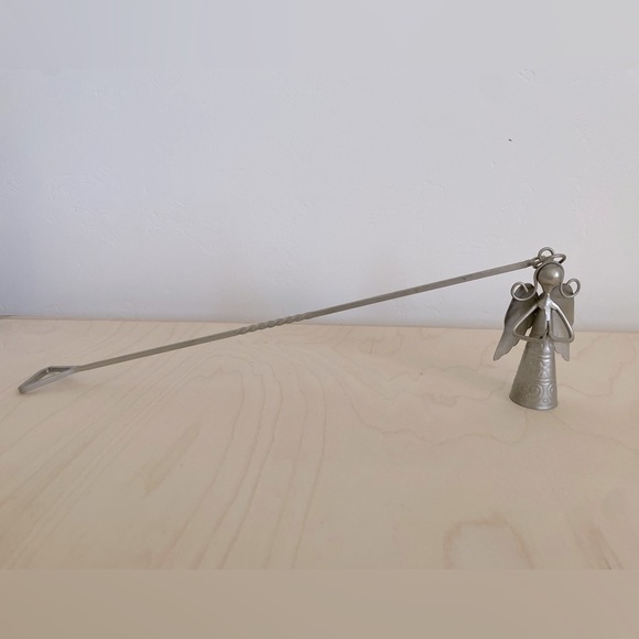 Pewter Angel Christmas Candle Snuffer - Picture 1 of 7